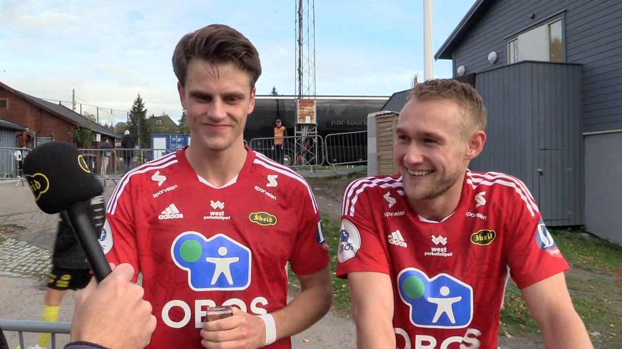 Per-Magnus og Kristoffer etter Skeid - Start